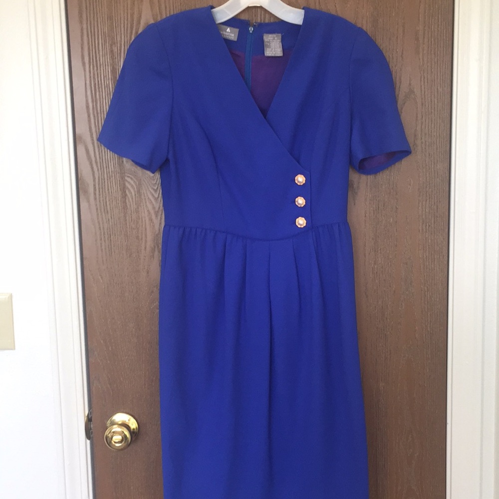 VINTAGE royal blue dress 💕